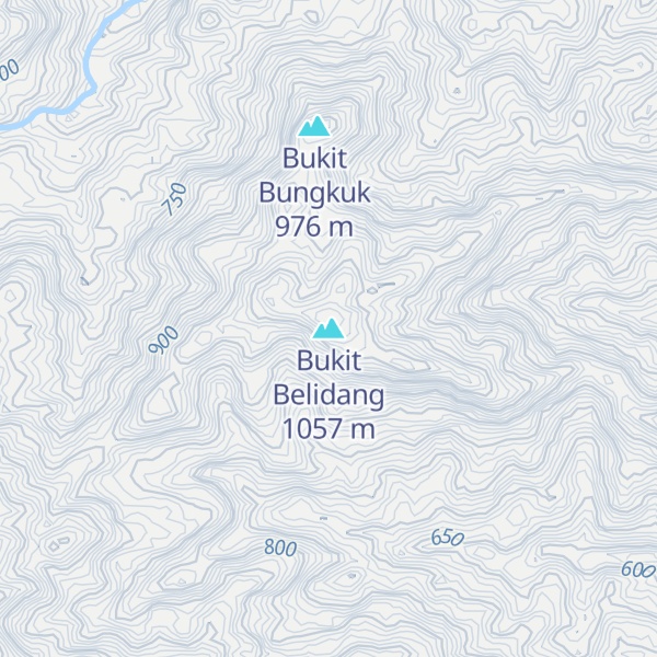 Map of Bukit Belidang
