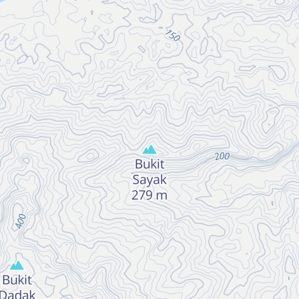 Map of Bukit Sayak