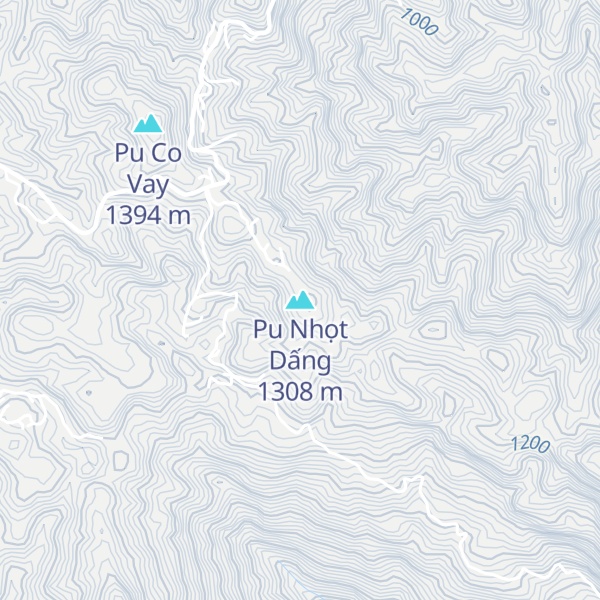 Map of Pu Nhọt Dấng