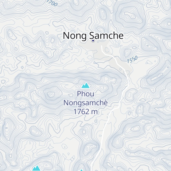 Map of Phou Nongsamchè