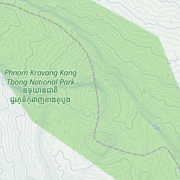 Map of Phnum Dach
