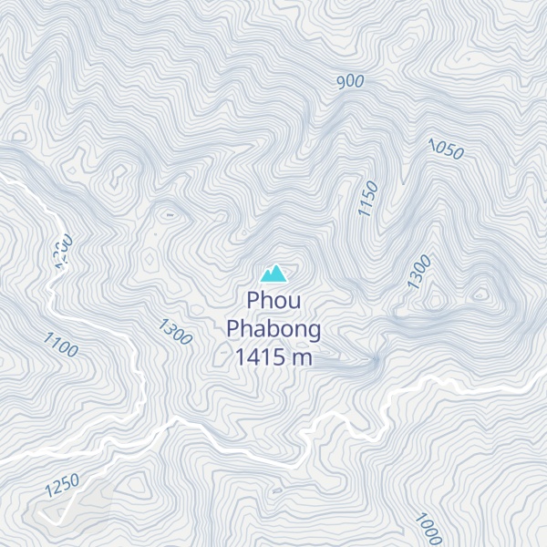 Map of Phou Phabong