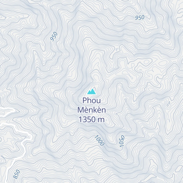 Map of Phou Mènkèn