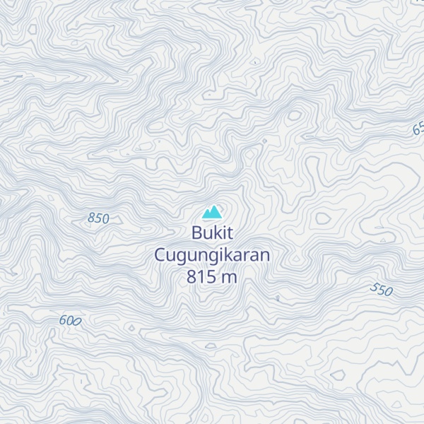 Map of Bukit Cugungikaran