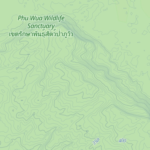 Map of Phu Wua Tham Mo