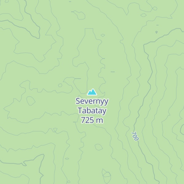 Map of Severnyy Tabatay