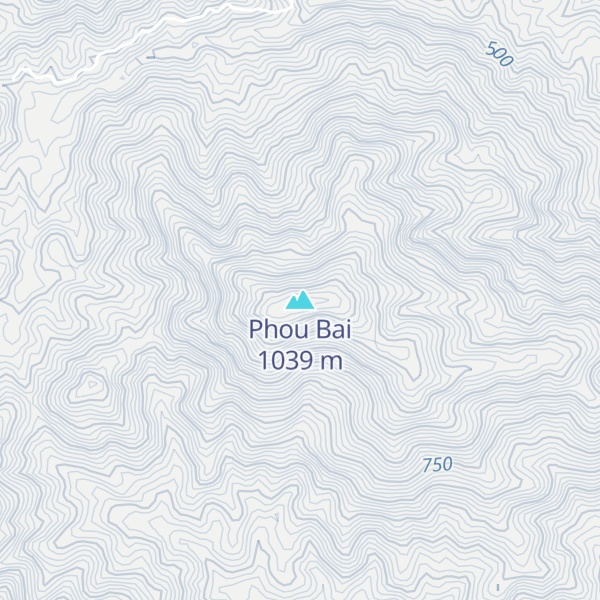 Map of Phou Bai