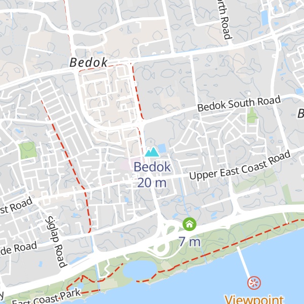 Map of Bedok