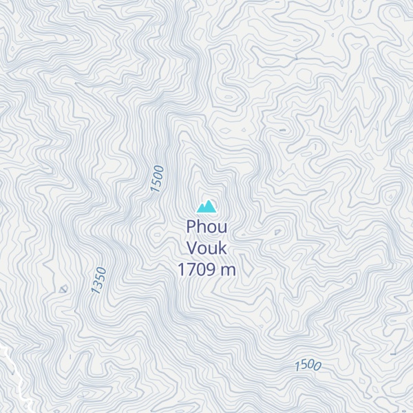 Map of Phou Vouk