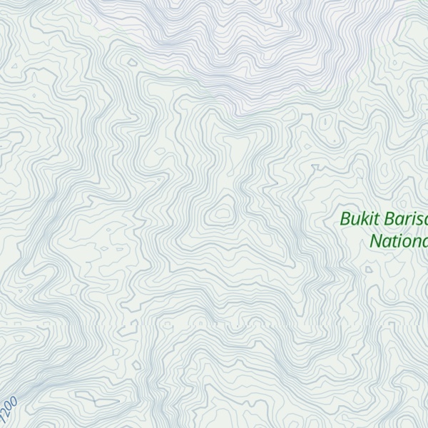 Map of Bukit Tebabajau