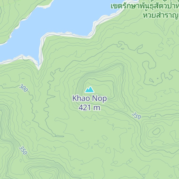 Map of Khao Nop