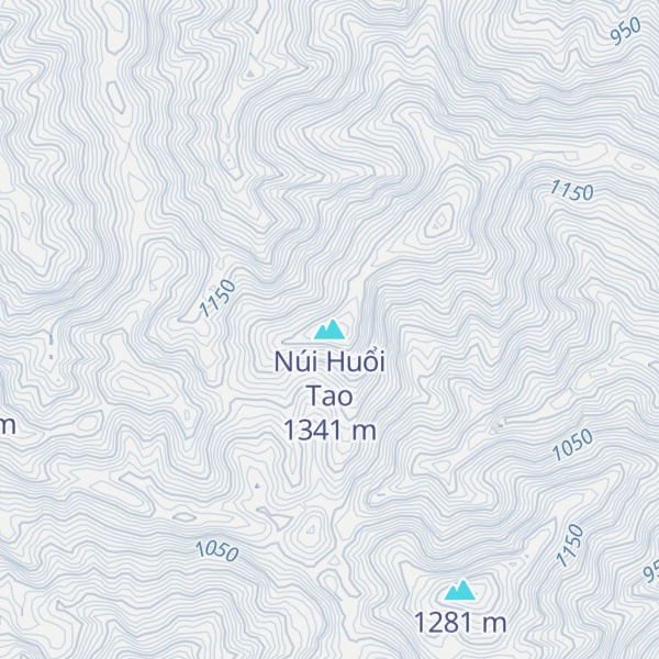 Map of Núi Huổi Tao
