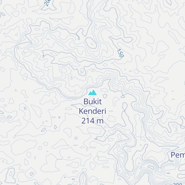 Map of Bukit Kenderi