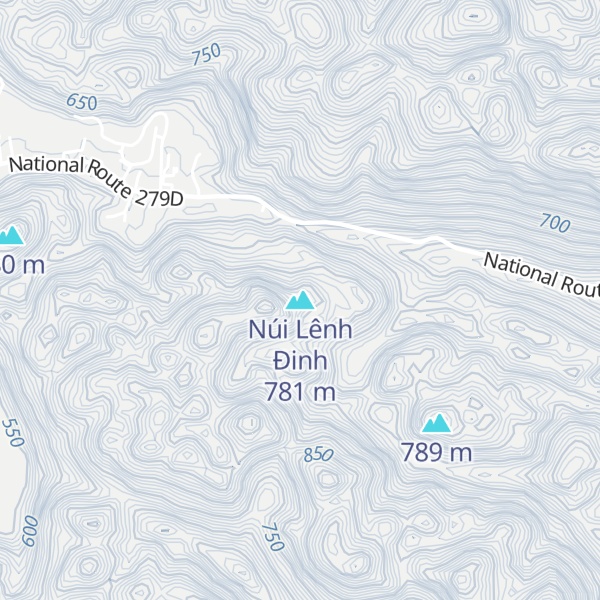 Map of Núi Lênh Đinh