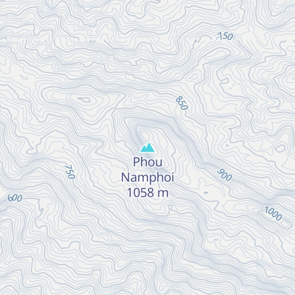 Map of Phou Namphoi