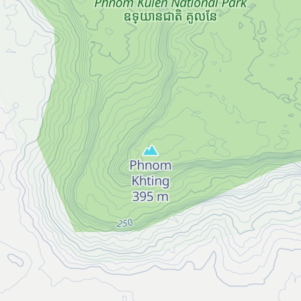 Map of Phnom Khting