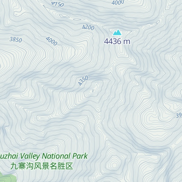 Map of Zā Yī Zā Gā