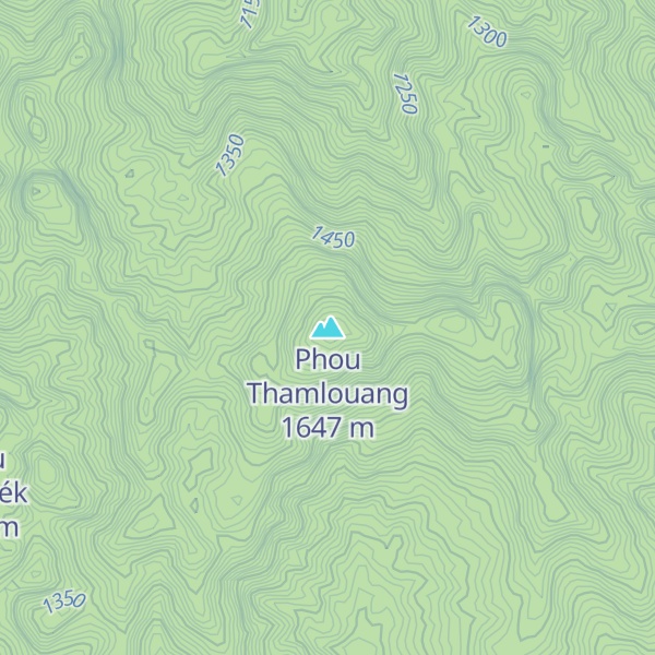 Map of Phou Thamlouang
