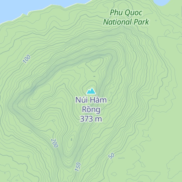 Map of Núi Hàm Rồng