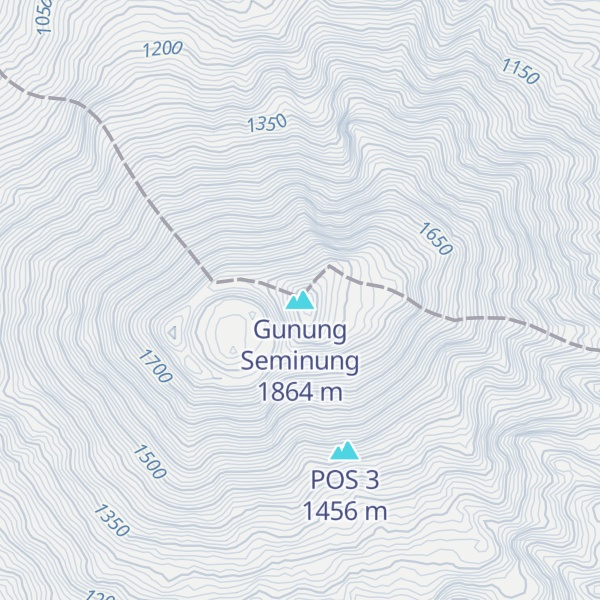 Map of Gunung Seminung