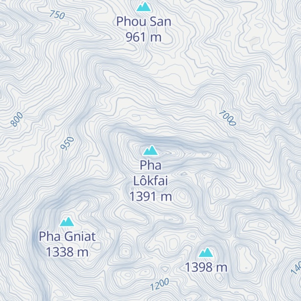 Map of Pha Lôkfai