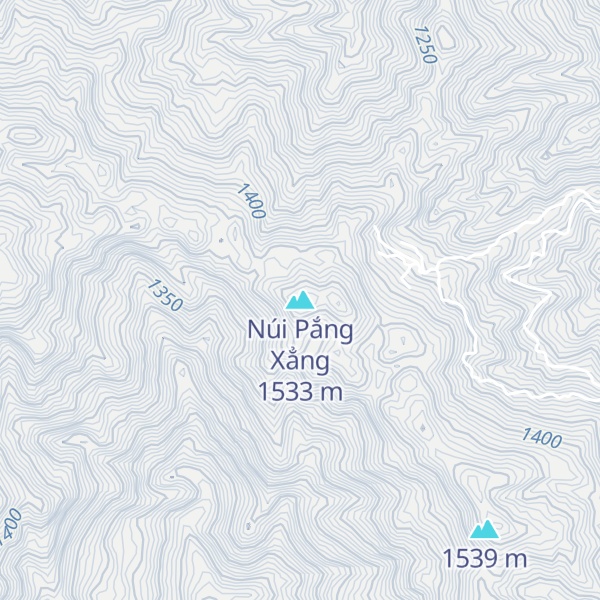 Map of Núi Pắng Xẳng
