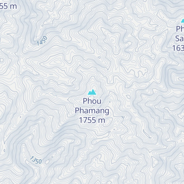 Map of Phou Phamang
