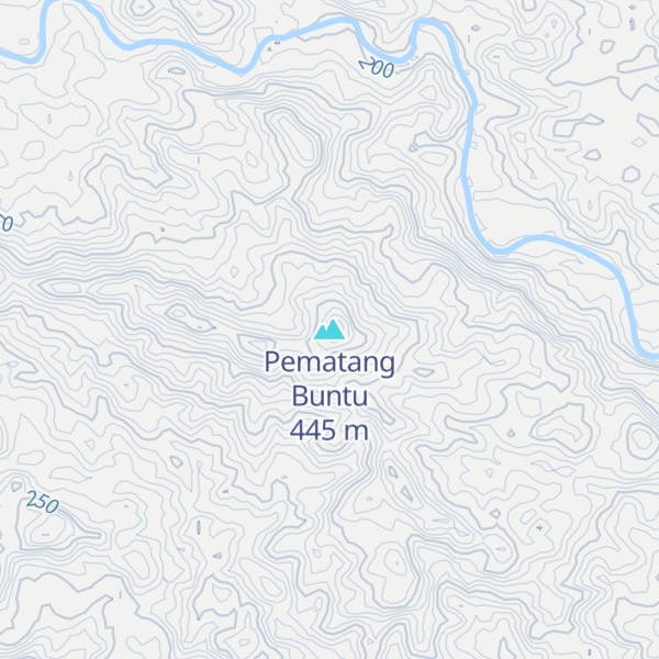 Map of Pematang Buntu