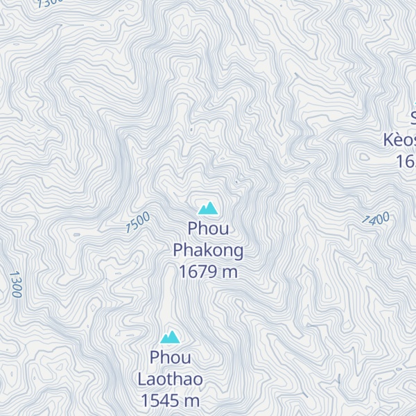 Map of Phou Phakong