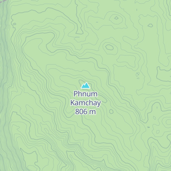 Map of Phnum Kamchay