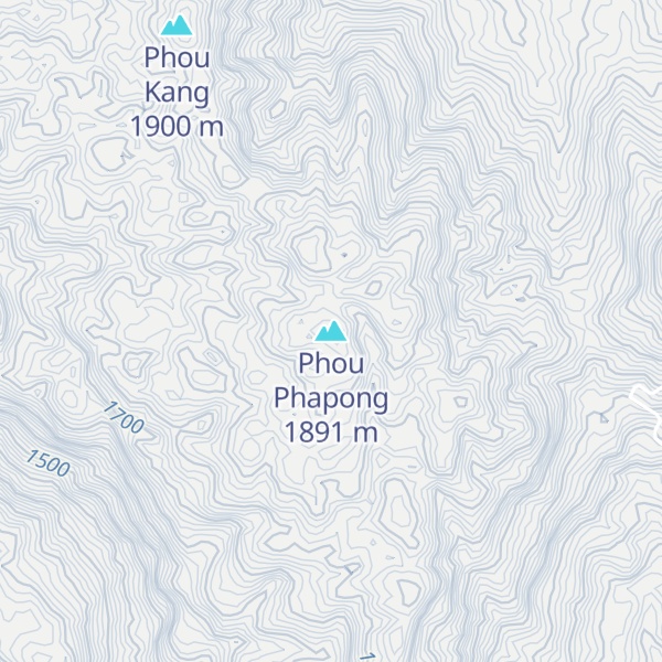 Map of Phou Phapong