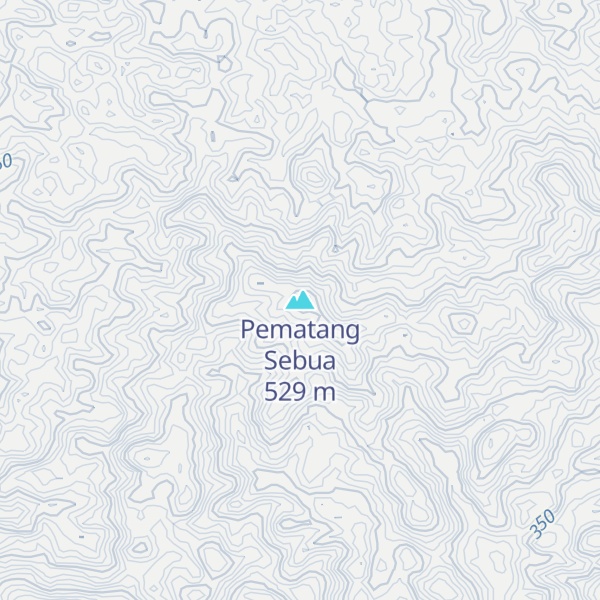 Map of Pematang Sebua