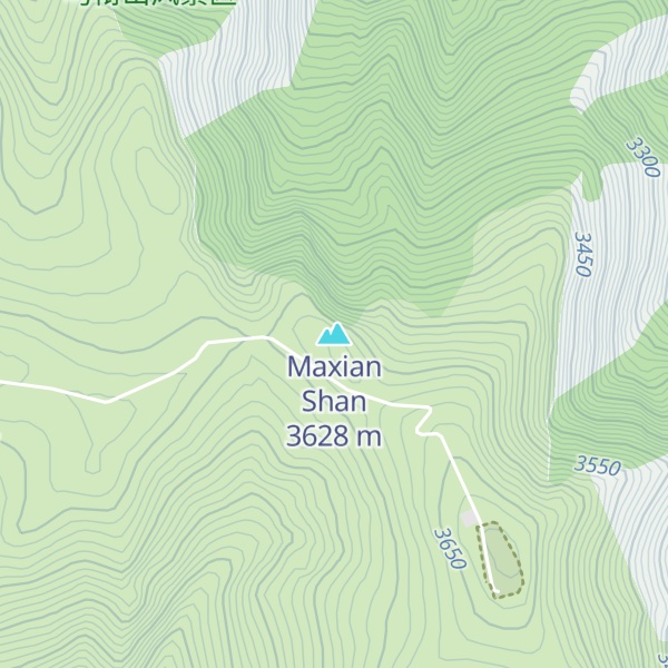 Map of Maxian Shan