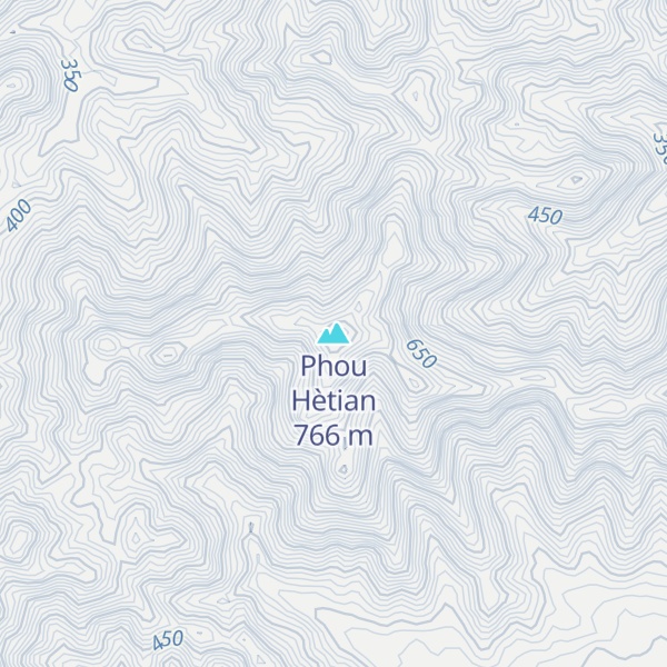 Map of Phou Hètian