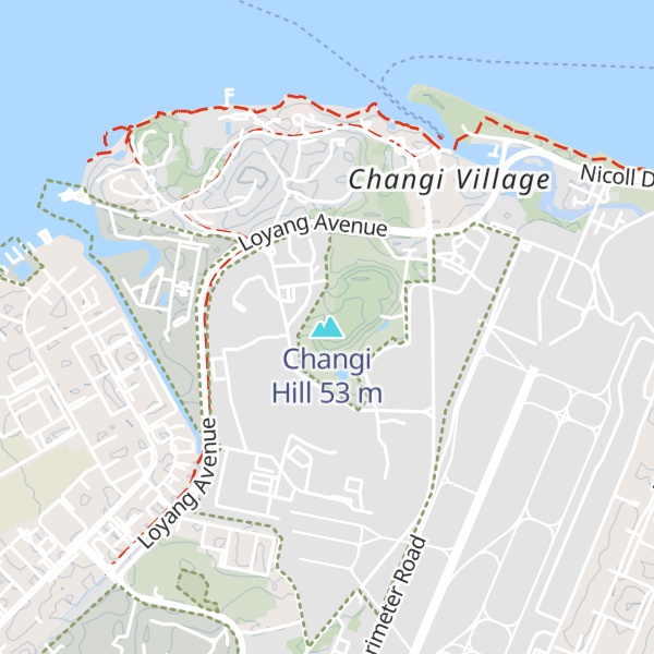 Map of Changi Hill