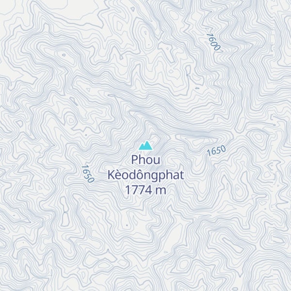 Map of Phou Kèodôngphat
