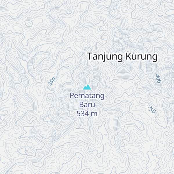 Map of Pematang Baru