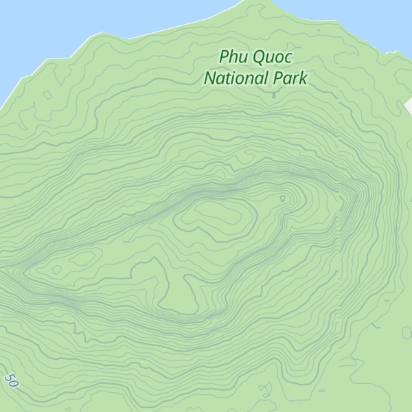 Map of Núi Chảo