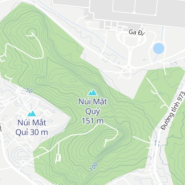 Map of Núi Mặt Quỷ