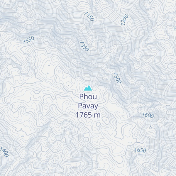 Map of Phou Pavay