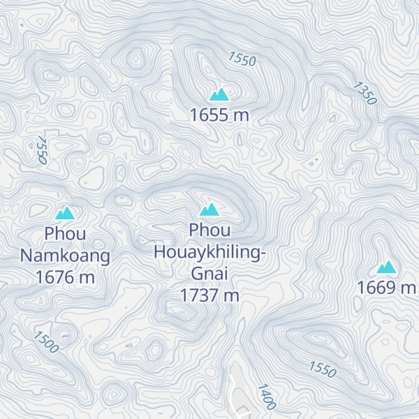 Map of Phou Houaykhiling-Gnai