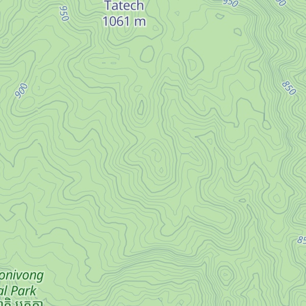 Map of Chuŏr Phnŭm Dâmrei