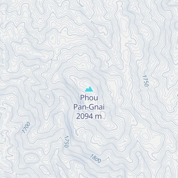 Map of Phou Pan-Gnai
