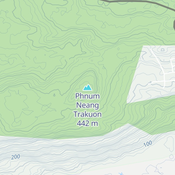 Map of Phnum Neang Trakuon