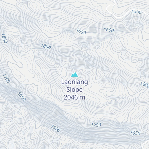 Map of Laoniang Slope