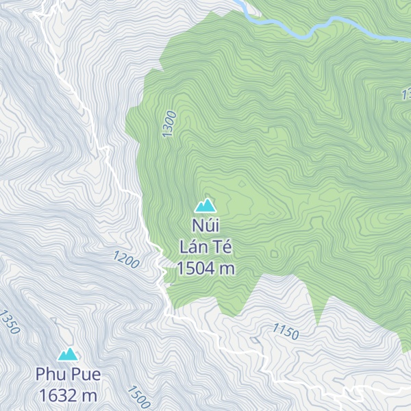 Map of Núi Lán Té