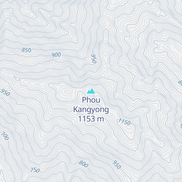 Map of Phou Kangyong