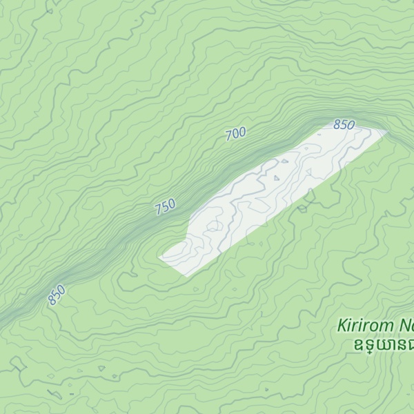 Map of Phnom Chivit