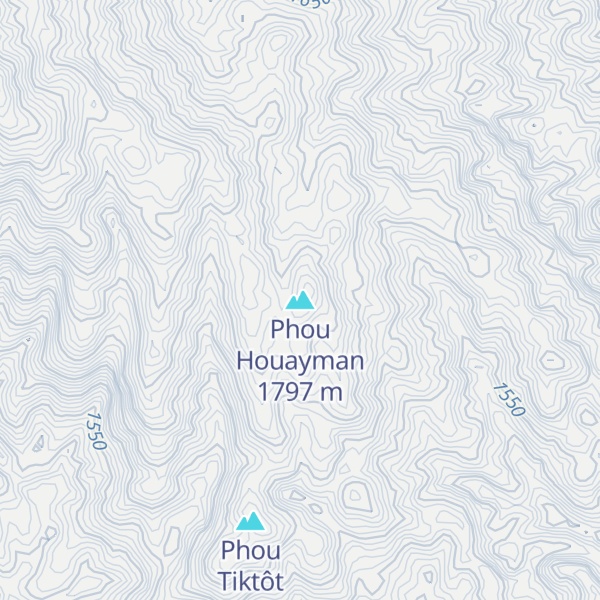 Map of Phou Houayman