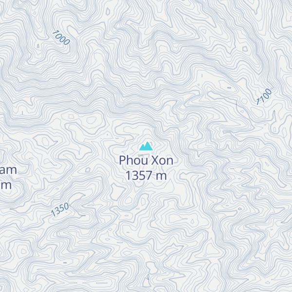 Map of Phou Xon